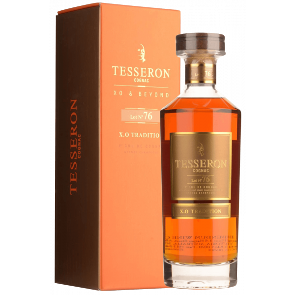 Cognac Tesseron Lot N° 76 XO Tradition Decanter 70cl  Gift Box - Stella Italiana