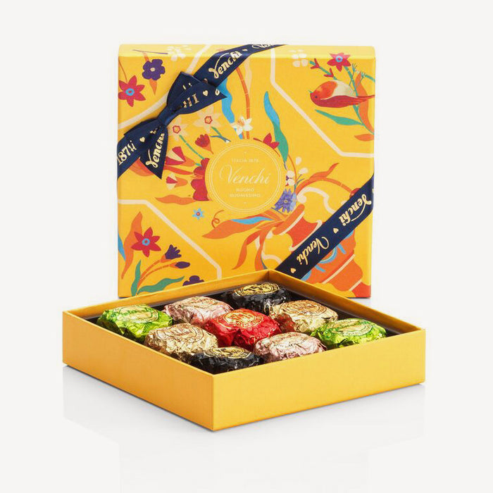 Baroque gift box with Chocoviar chocolates - Venchi - Stella Italiana