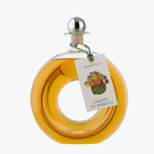 Grappa Di Barolo Invecchiata "Foro" In Vetro Soffiato Astucciata MAROLO - Stella Italiana