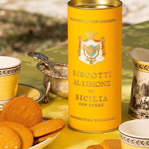 Artisan Lemon Biscuits of Sicily TIN - Marchesi San Giuliano - Stella Italiana