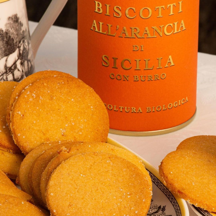 Artisan Orange Biscuits of Sicily TIN - Marchesi San Giuliano - Stella Italiana